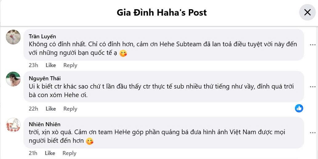 Fan comment SUB 2