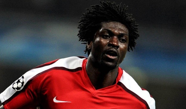 Adebayor từng có những khoảnh khắc đáng nhớ tại Arsenal. 