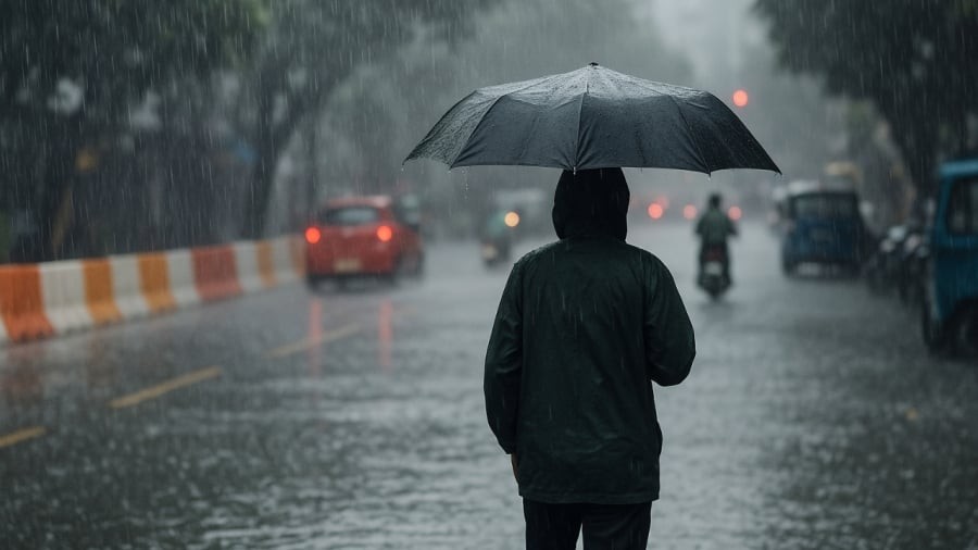 Mưa kéo dài có thể gây ngập nhẹ nhiều khu vực, ảnh hưởng đến giao thông và sinh hoạt thường nhật.