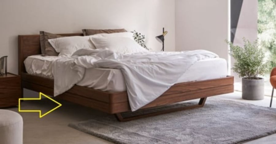 Dọn dẹp sạch gầm giường