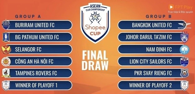 Bảng đấu không hề ''dễ thở'' cho đại diện V-League.