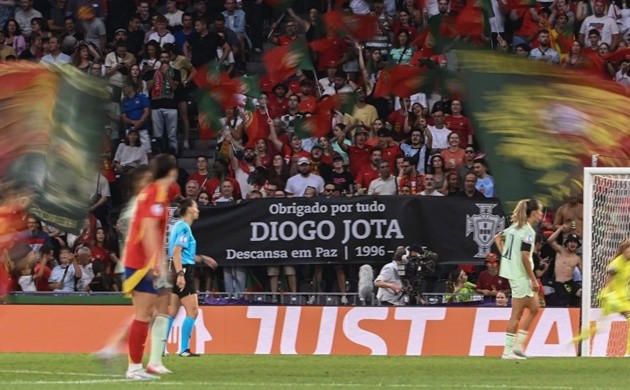 Jota được tri ân tại EURO 2025 nữ