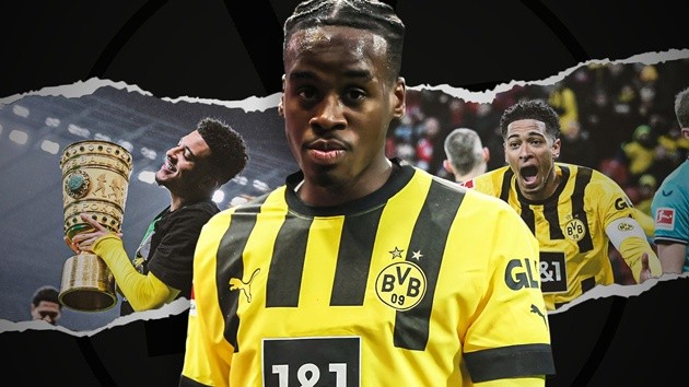 Gittens đã đi theo con đường tương tự như Jadon Sancho và Jude Bellingham