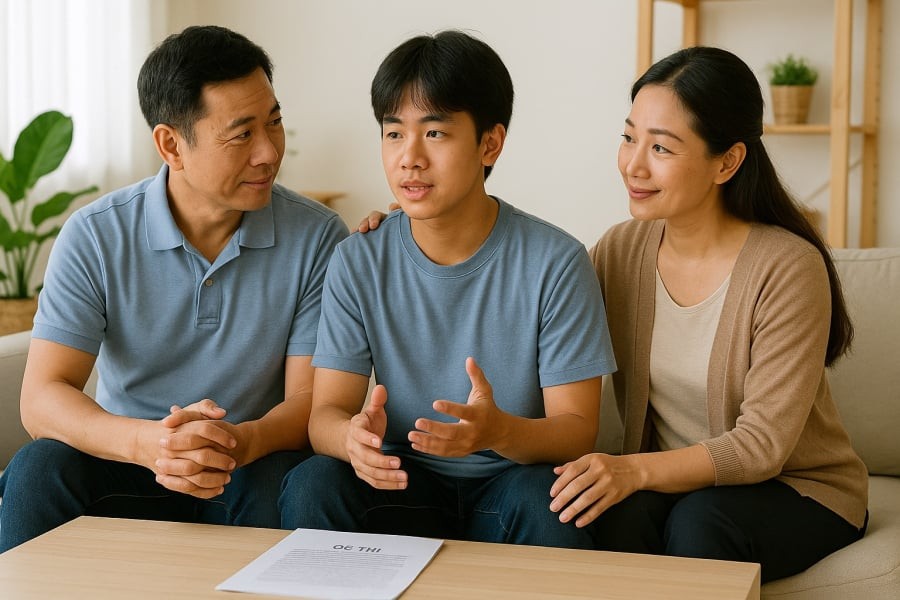 Lắng nghe và đồng hành cùng con sau kỳ thi lớp 10 – điều quý giá nhất con cần.