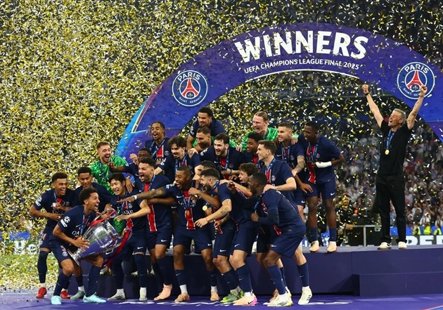 PSG đã vô địch Champions League sau khi đánh bại Inter ở trận chung kết mùa 2024/25.