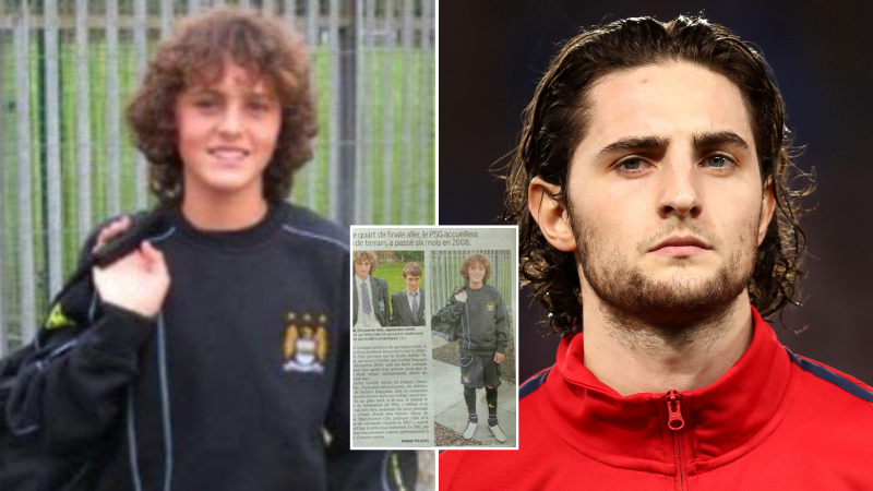 Rabiot khi còn ở đội trẻ Man City