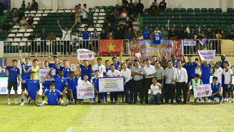 QNK Quảng Nam sẽ tiếp tục hành trình V.League với tên gọi cũ.