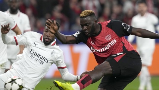 Boniface từng khiến Milan ôm hận.