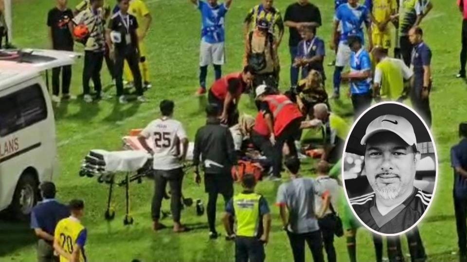 Firos Mohamed đột ngột qua đời trong trận giao hữu giữa các huyền thoại Penang và Kedah.