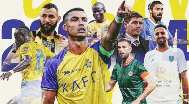 Saudi Pro League vung bao tải tiền. 