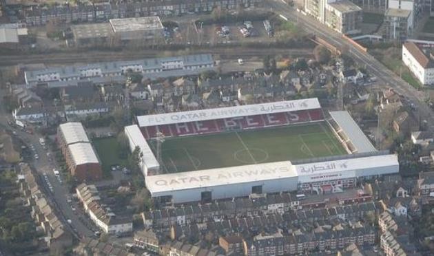 Sân Griffin Park cũ.