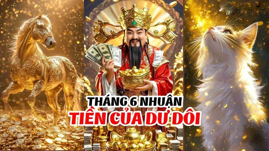 Tháng 6 Nhuận Tiền Của Dư Dôi: 3 con giáp ngồ chơi Lộc tự đến