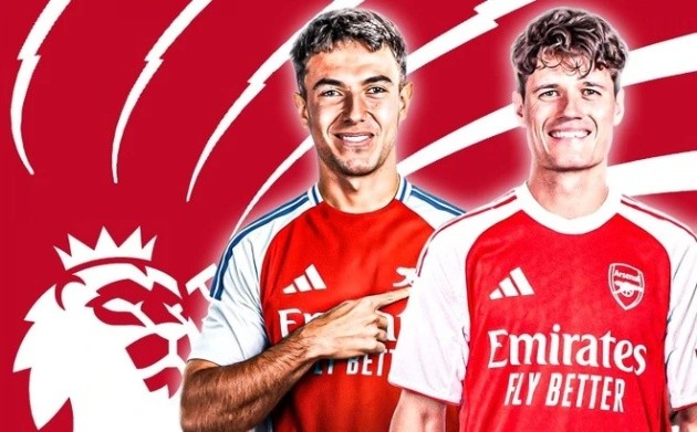 Arsenal sở hữu 2 tân binh chất lượng ở tuyến giữa.