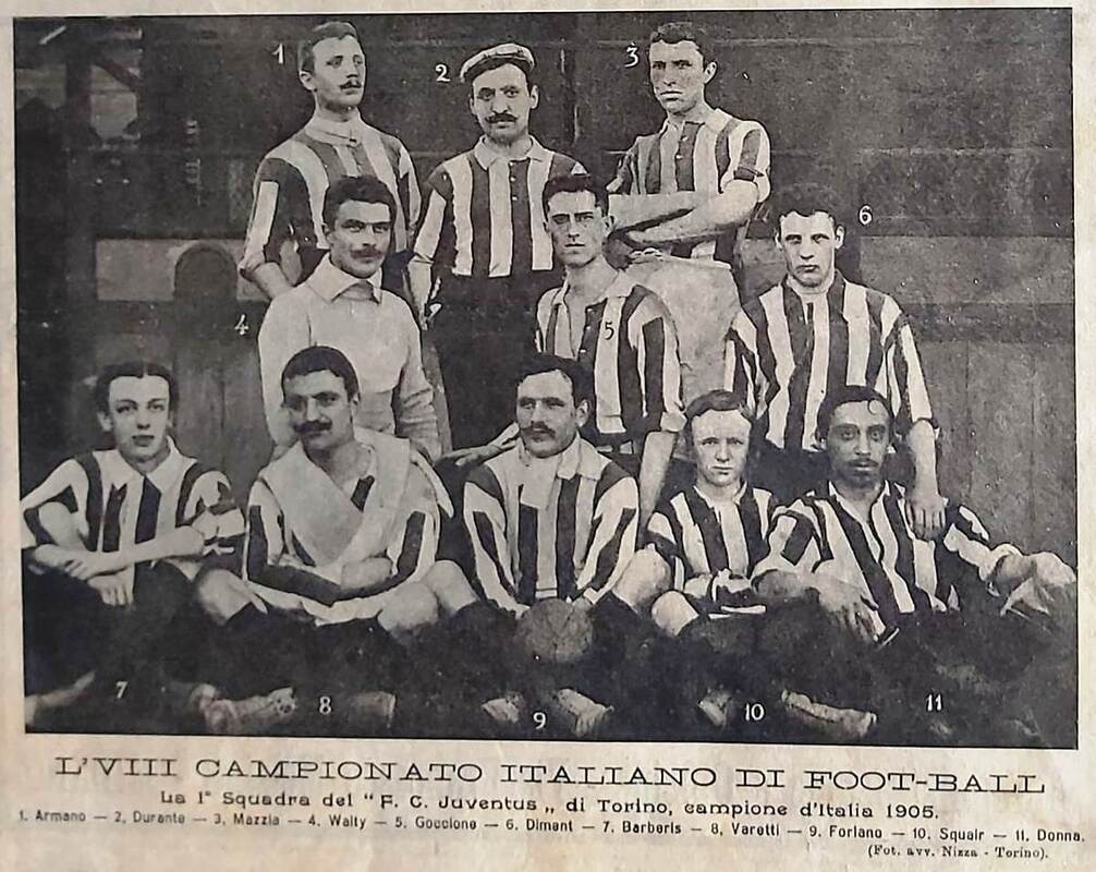 Juventus giành Scudetto đầu tiên vào năm 1905