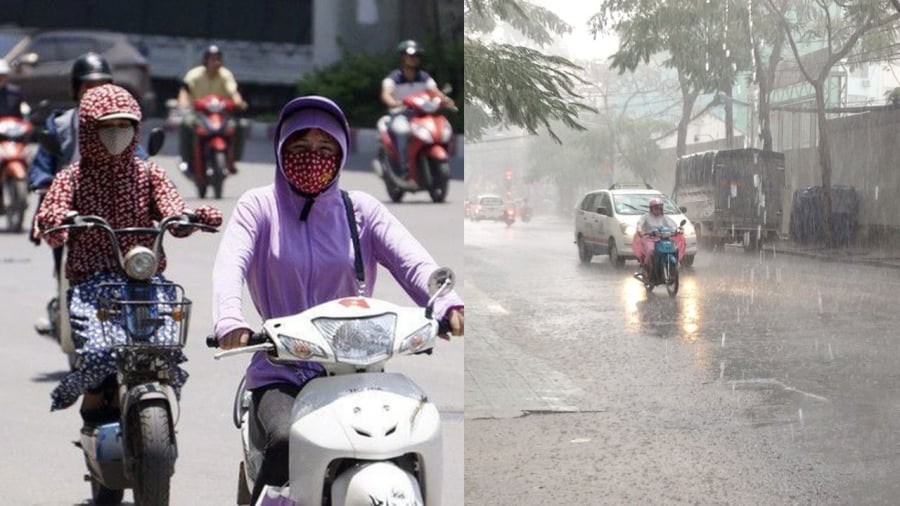 Những ngày tới thời tiết cực đoan nắng nóng rồi lại mưa giông