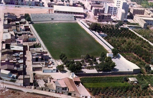 Sân nhà của Villarreal vào năm 1970 nhìn tương đối 
