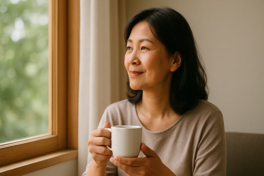 Thảnh thơi là khi biết sống vừa đủ, không mua sắm vô độ và biết trân trọng hiện tại