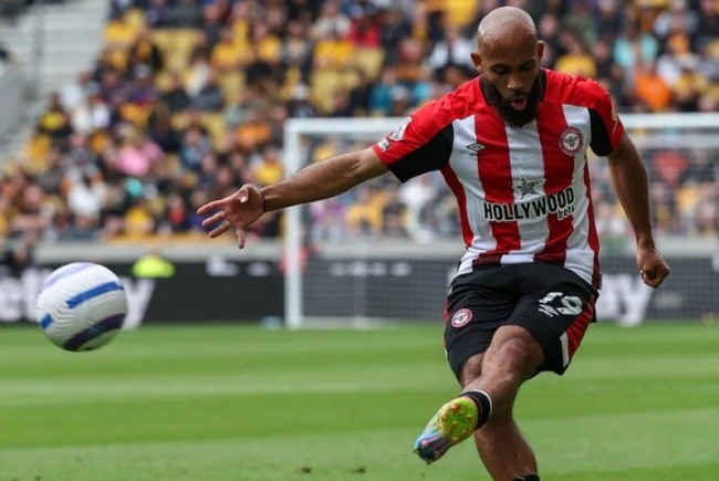 Bryan Mbeumo gây ấn tượng ở Brentford.