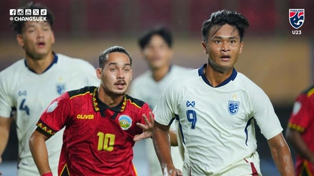 U23 Đông Timor rất nỗ lực nhưng không thể có được bàn thắng.