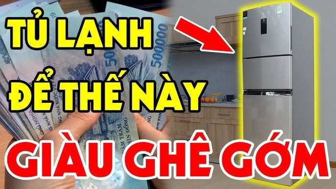 Vị trí đặt tủ lạnh hút lộc