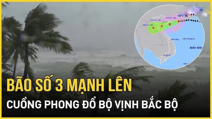 Bão số 3 rất mạnh, di chuyển nhanh phạm vi, cường độ ảnh hưởng rất rộng và nguy hiểm.