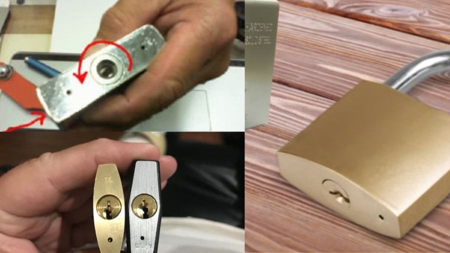 Nhiều ổ khóa có 1-2 lỗ nhỏ