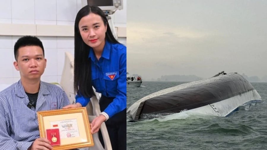 Anh Hiệp được trao Huy hiệu Tuổi Trẻ dũng cảm