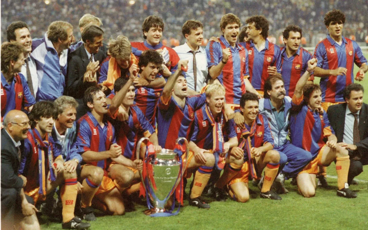 Barca lần đầu nâng cao chiếc cup C1 dưới thời Thánh Johan