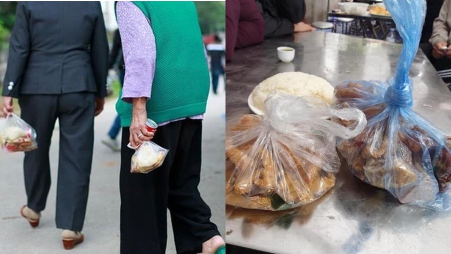 Gói phần mang về ở nhiều nơi