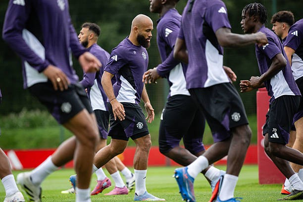 Mbeumo đã xuất hiện trong buổi tập của Man Utd. 