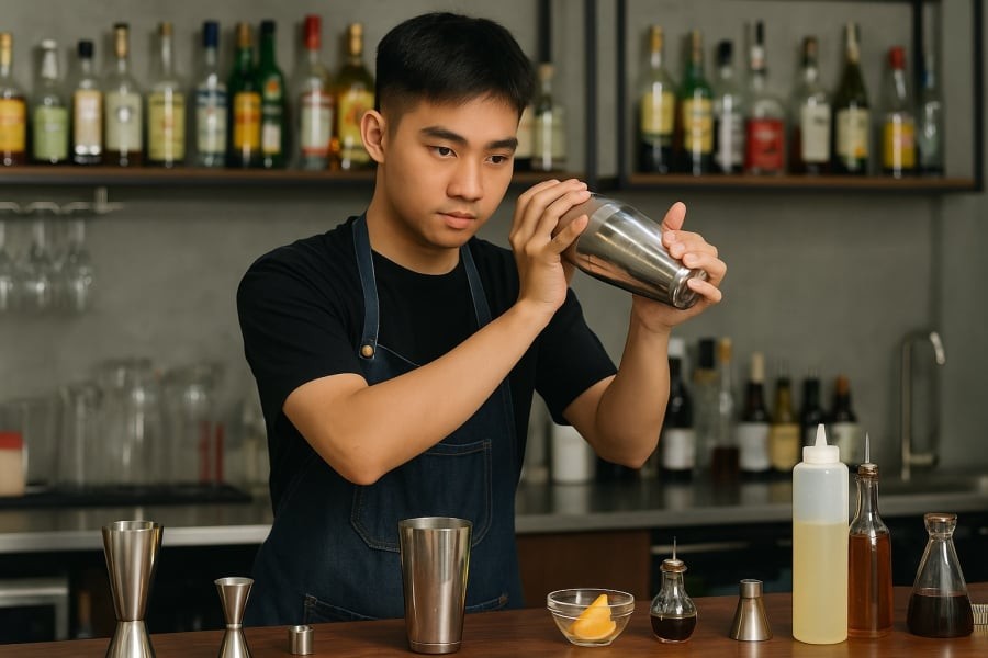 Học nghề pha chế chỉ sau 3–6 tháng, nhiều bạn trẻ đã có thể bắt đầu kiếm tiền từ đam mê sáng tạo đồ uống.