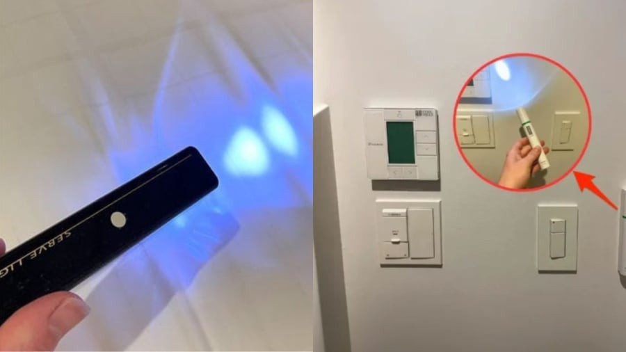 Phòng khách sạn Nhật Bản thường có đèn pin