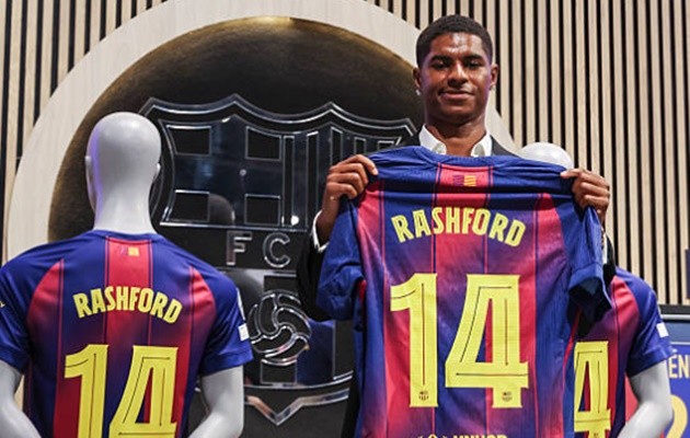 Rashford từng ghi dấu ấn trong những lần chạm trán Barca trước khi gia nhập CLB. 