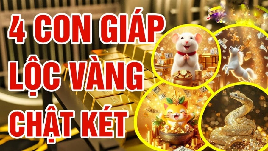 Cóc Vàng Nhả Lộc 49 ngày tới, 4 con giáp có vận số đỏ rực, làm gì cũng ra tiền