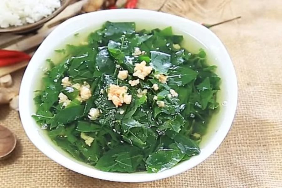 Canh rau ngót thịt bằm
