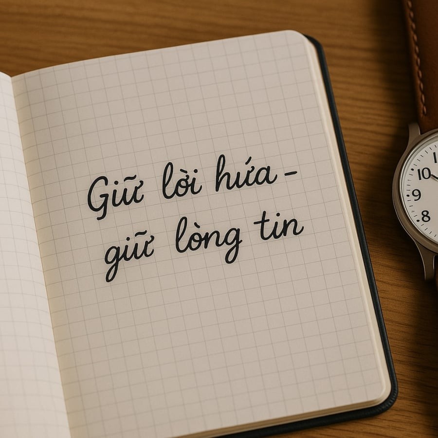 Chữ tín – điều nhỏ nhưng có thể tạo nên những mối quan hệ lớn.