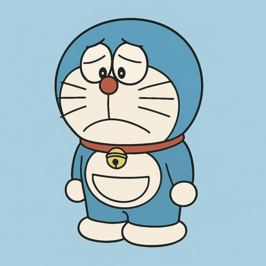 Màu xanh đặc trưng của Doraemon thực chất là kết quả của một phản ứng sau biến cố tinh thần.