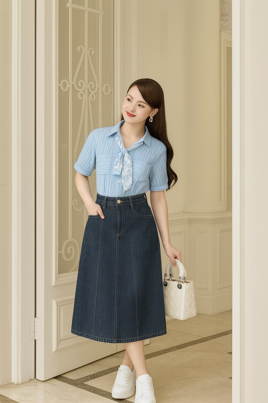 Nếu cần một chất liệu có thể “cân” mọi mùa, thì chắc chắn phải nhắc đến denim