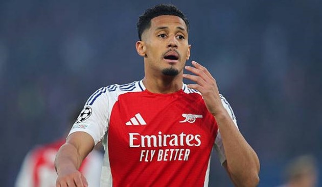 William Saliba chỉ còn 2 năm hợp đồng với Arsenal.