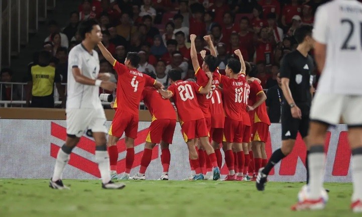U23 Việt Nam đã giành chiến thắng trên sân khách.