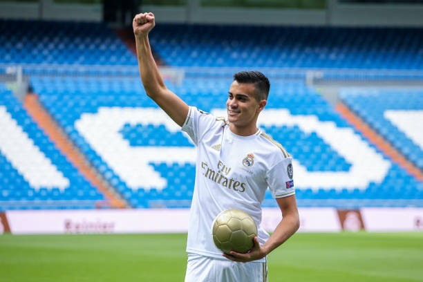 Reinier trong ngày ra mắt Real Madrid. 