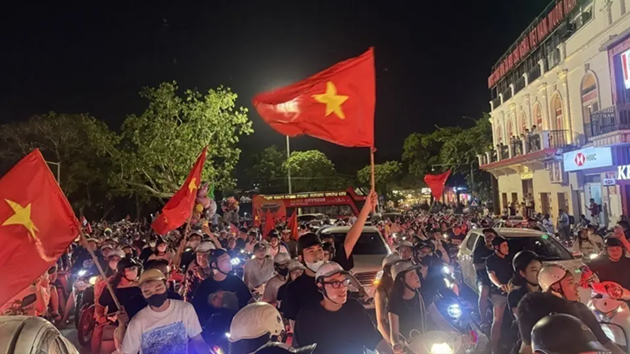 Người dân Hà Nội ăn mừng chức vô địch U23 Đông Nam Á 2025 của U23 Việt Nam.