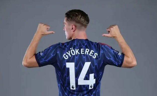 Gyokeres trở thành số 14 mới của Arsenal