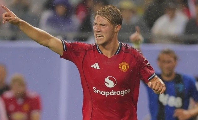 Hojlund là người mở màn cho chiến thắng tưng bừng 4-1 của Man Utd