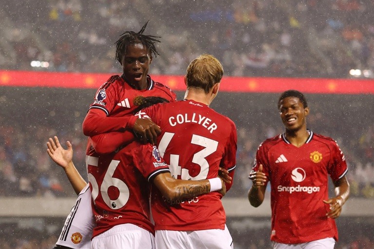 Các cầu thủ trẻ tuổi của Man United đã có một trận đấu bùng nổ.