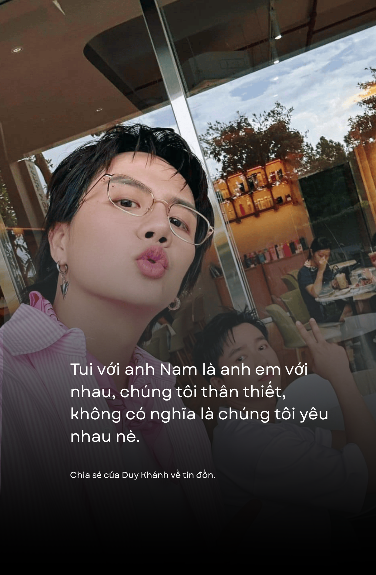 Chia sẻ của Duy Khánh về tin đồn.