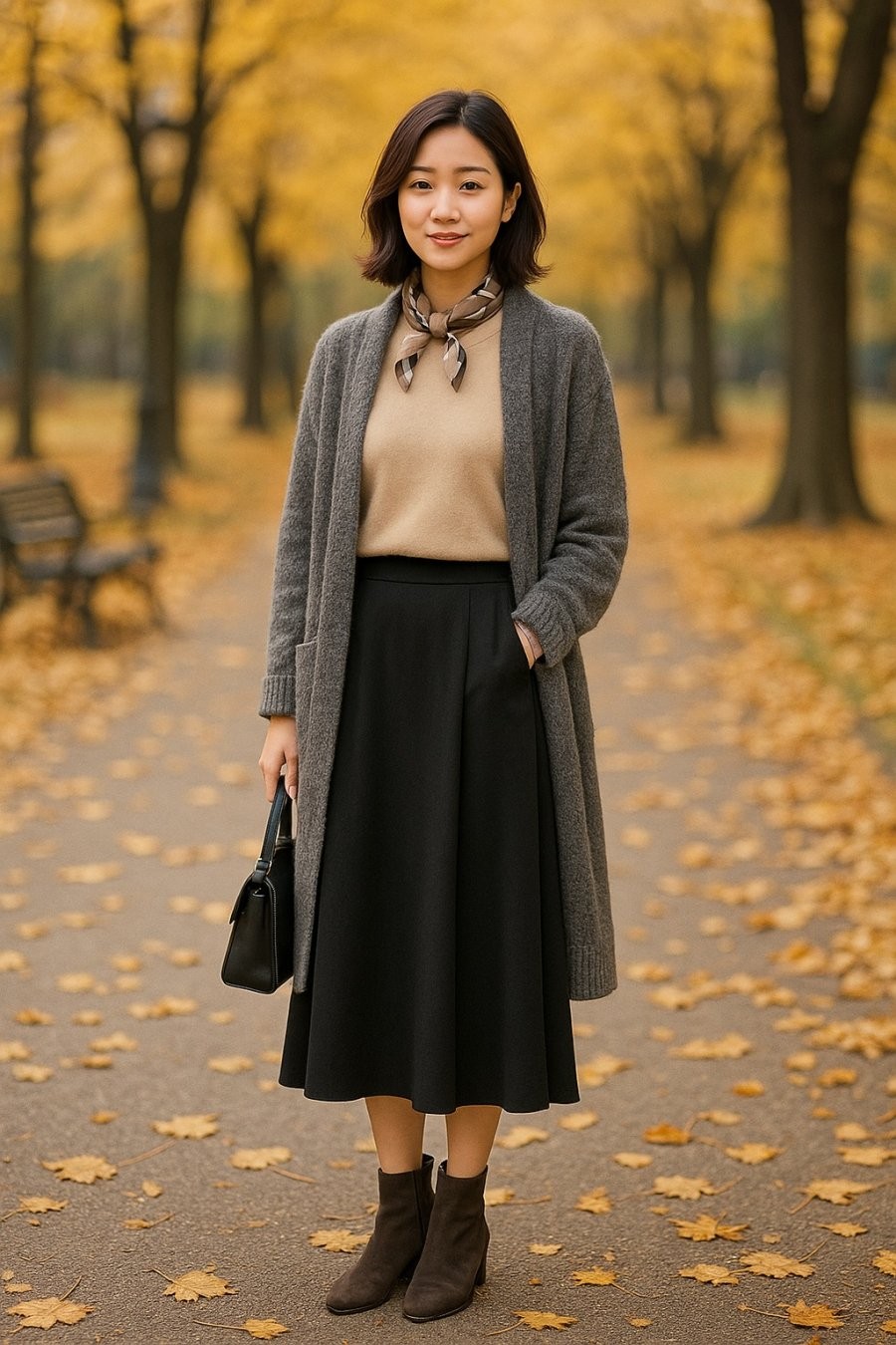 Ấm áp và tinh tế với layering nhẹ nhàng cho ngày se lạnh.