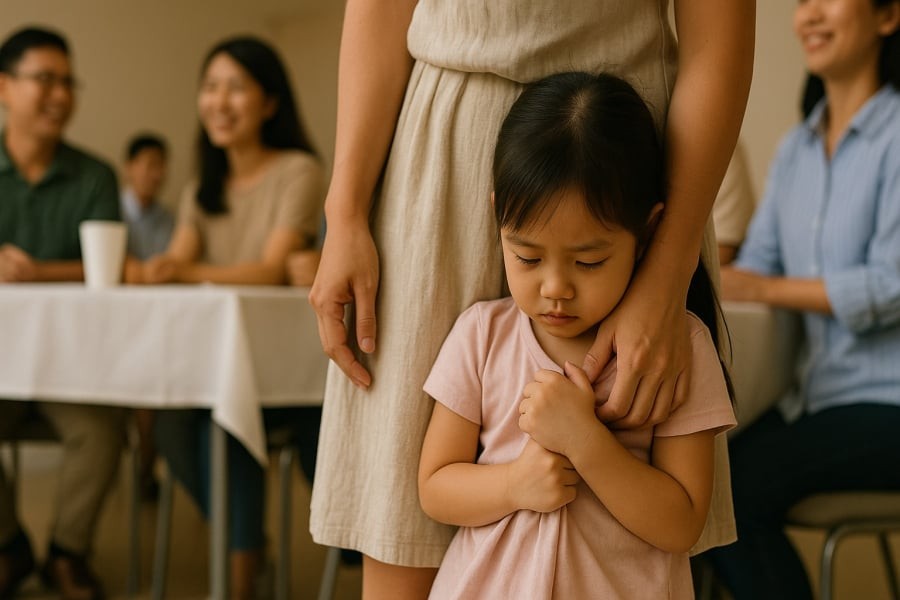 Nhiều trẻ nhút nhát ra ngoài vì thiếu kỹ năng giao tiếp và không được rèn cảm xúc từ nhỏ