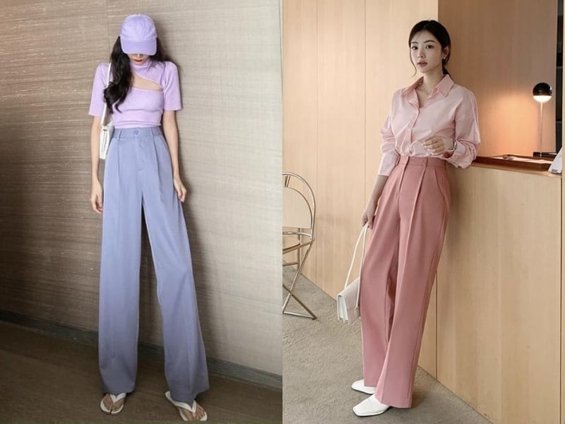 Trang phục đơn sắc giúp giảm bớ việc chia khúc cơ thể, đồng thời mang đến sự thanh lịch và tinh tế.
