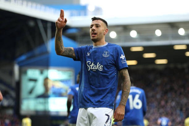 Ngôi sao Dwight McNeil của Everton.